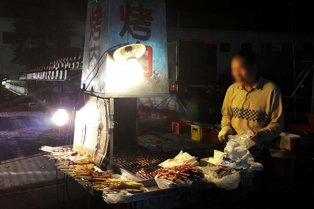 烤肉(台中東平夜市)