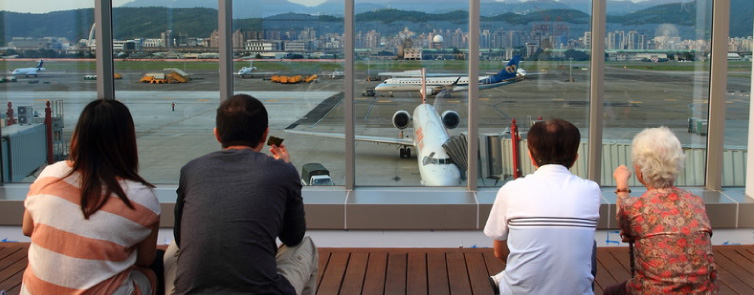 臺北松山機場觀景台