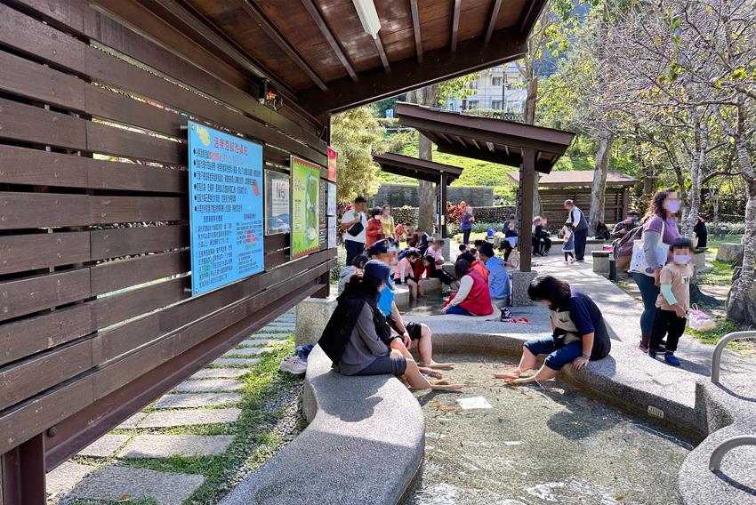 谷關溫泉公園、溫泉泡腳池