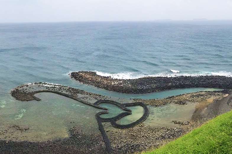 澎湖七美雙心石滬
