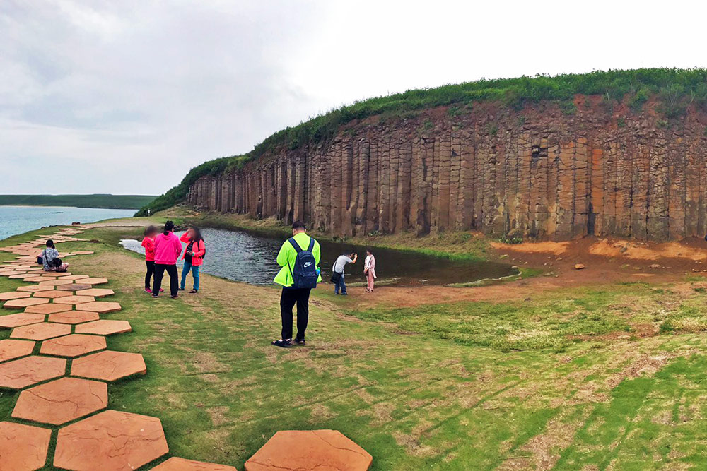 澎湖西嶼大菓葉柱狀玄武岩