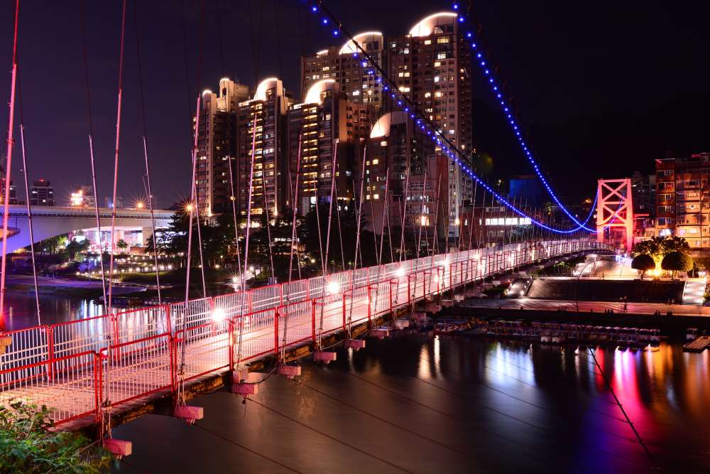 碧潭風景區-碧潭吊橋、天鵝船