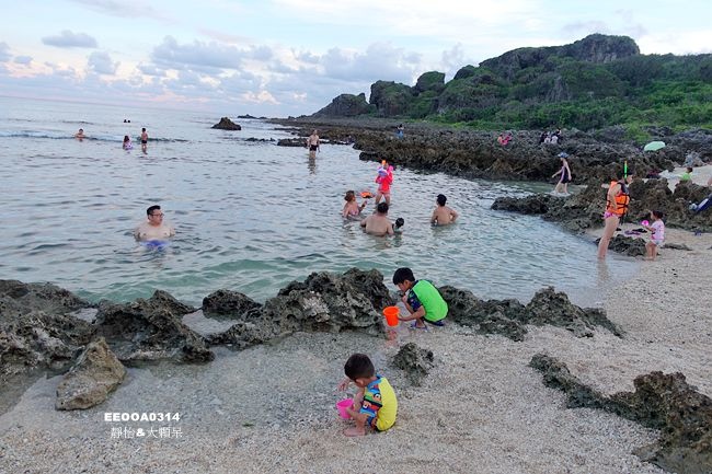 墾丁玩水景點 ▶ 小巴里島 ▶ 適合親子戲水的墾丁珊瑚礁岩沙灘 不再是秘境的小巴里島