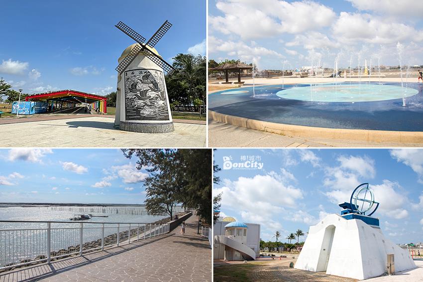 東石漁人碼頭，白沙灘戲水池玩水玩沙，觀海亭看海看夕陽、海岸邊悠閒散步老少咸宜｜免費景點附停車場｜嘉義東石景點